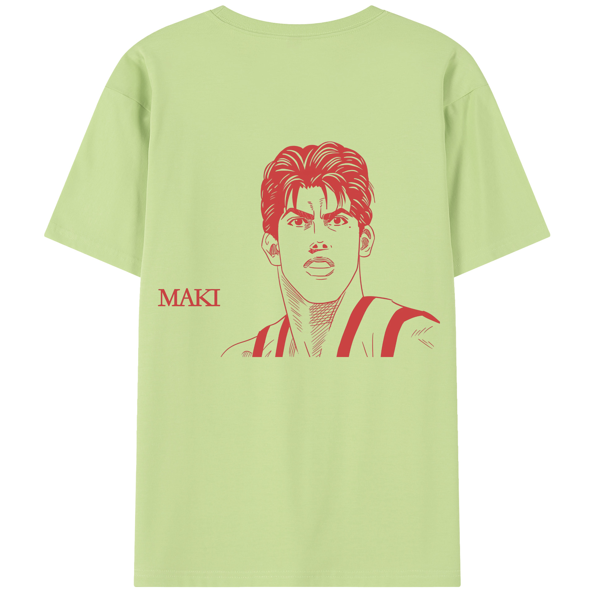 SLAM DUNK／スラムダンク 綿100％半袖Tシャツ（背面プリント）